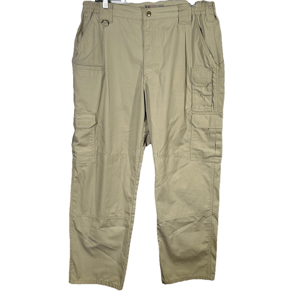 5.11 Tactical Cargo Pants Men's 38x30 Beige Comfort Waist Ripstop Police EMS EUC